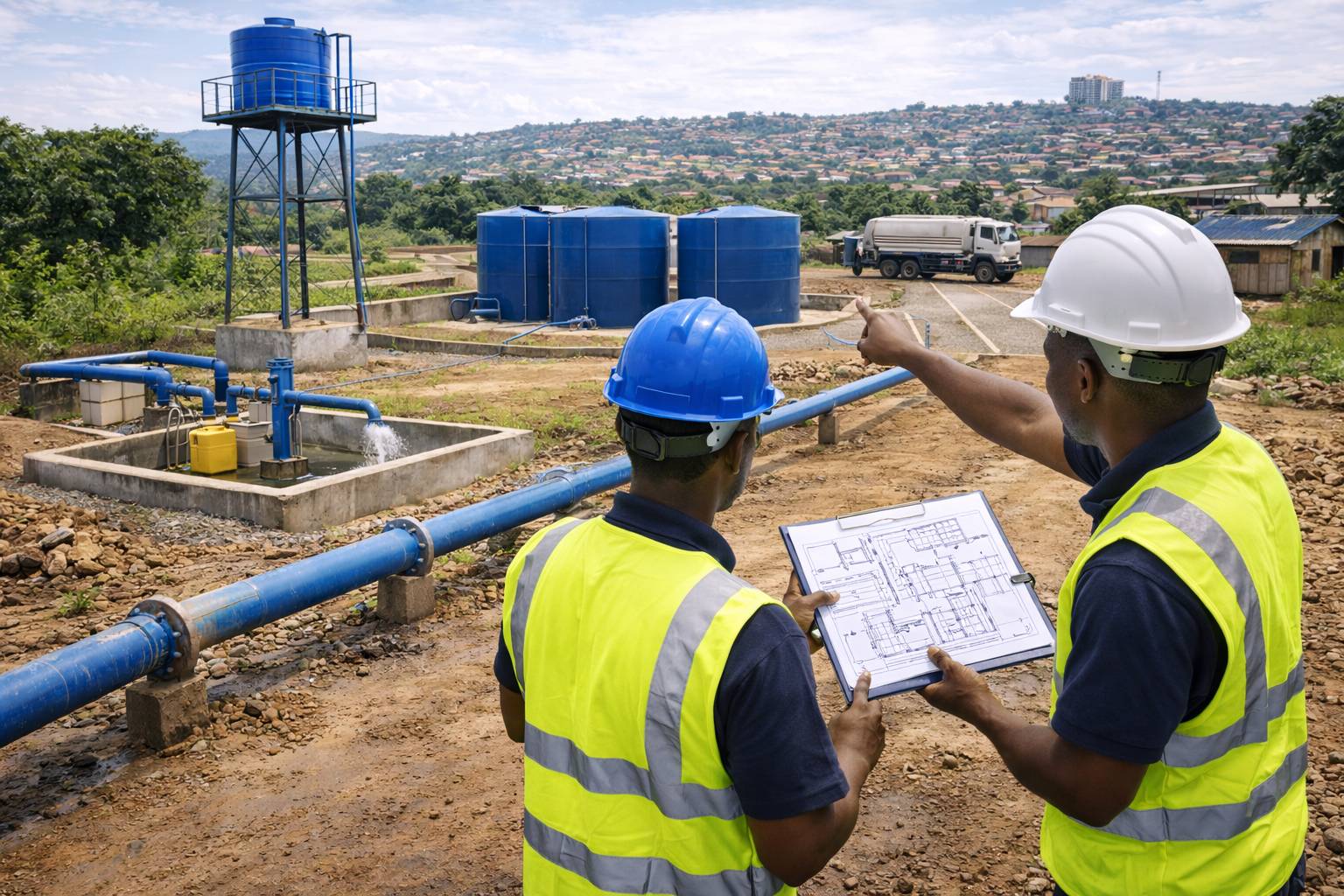 BluePeak engineering team at work
